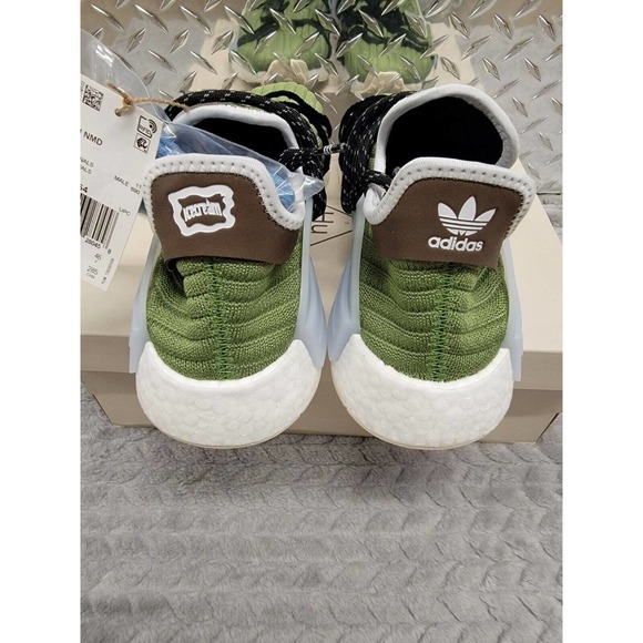 Adidas Pharrell x Billionaire Boys Club Running BBC Dog‎ Green NMD Hu Shoes 11.5 main image 8
